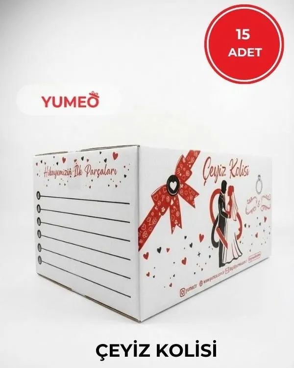 Yumeo ÇEYİZ KOLİSİ ELİT EKSTRA SAĞLAMLAŞTIRILMIŞ 58*38*30 CM